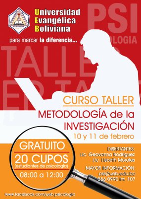 Encuesta: TALLER "Metodología De La Investigación"